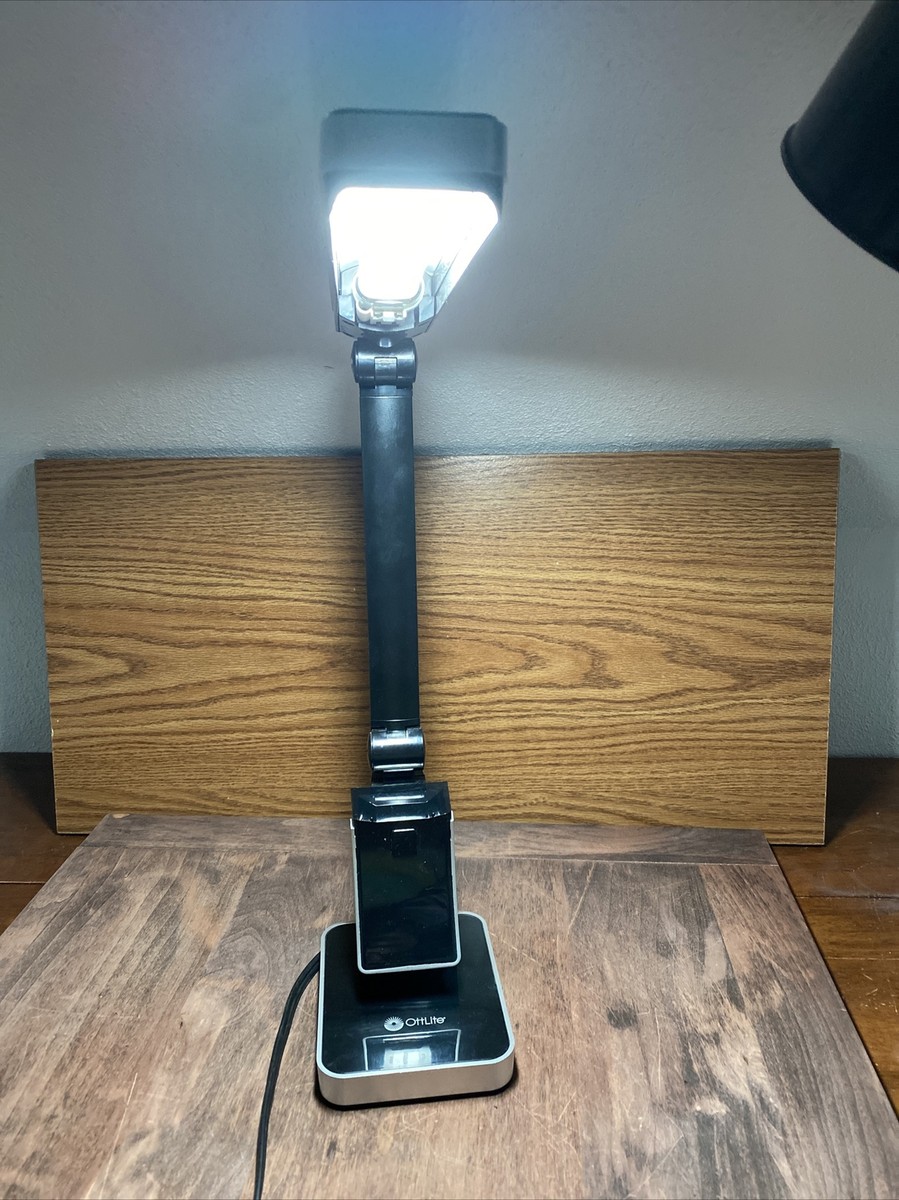 OttLite GX7825 Adjustable Folding Desk Natural Light Lamp 120V