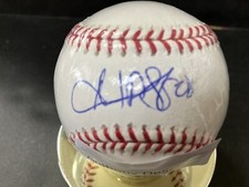 ANTHONY DESCLAFANI  SF GIANTS/RED SIGNED BASEBALL MLB CERTIFIED 408484VS