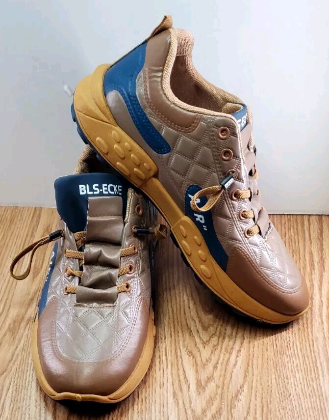 靴 bhel Men's BLS-ECKE Sneakers Tennis Shoes Air Titanium Sz 42 = US Sz 9