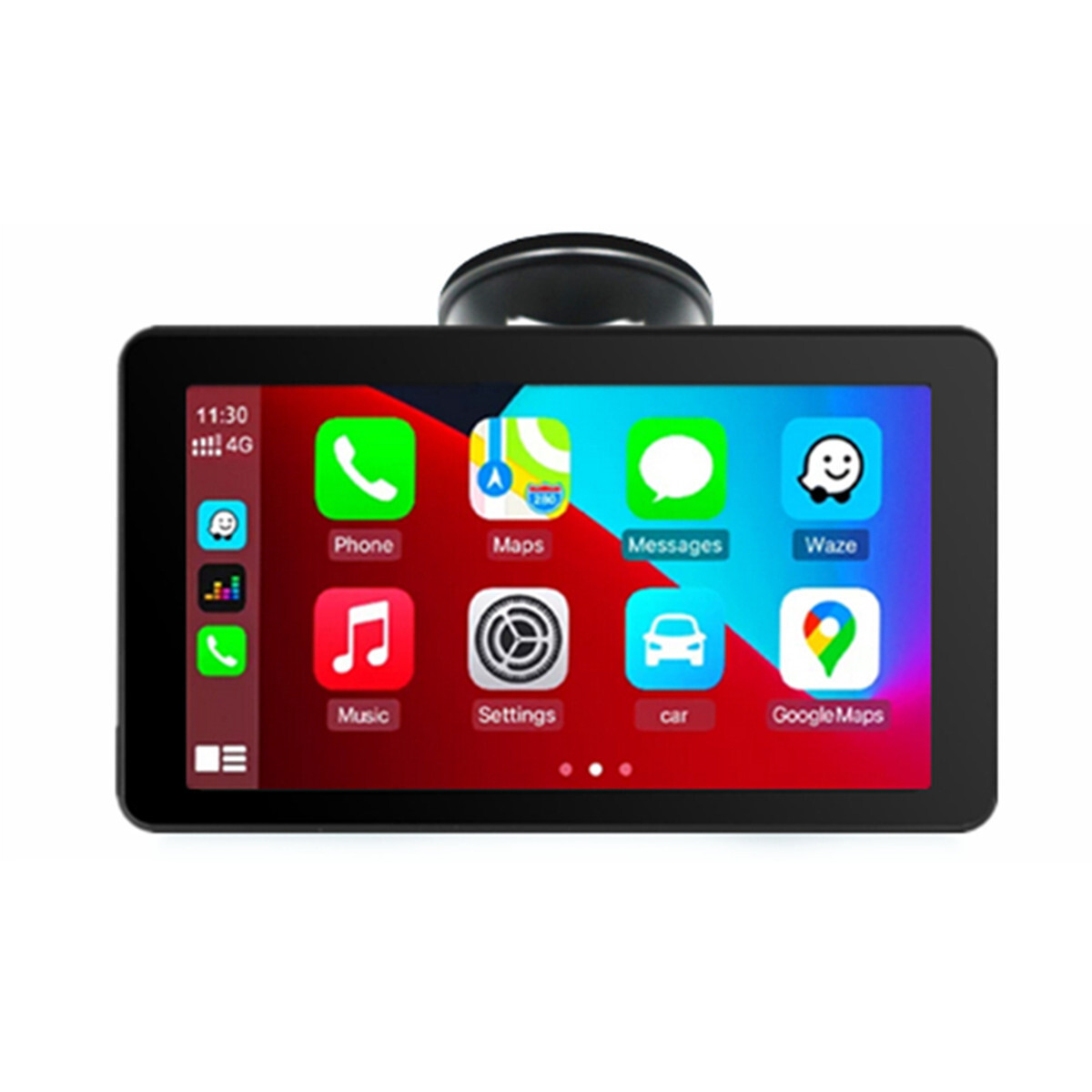 Portable 7in Touch Screen Navigation Car Radio Stereo For CarPlay Android Auto