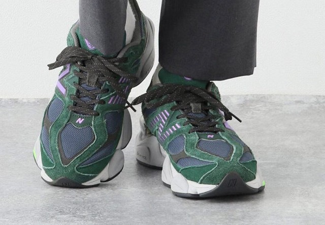 New Balance NB9060 Dark Green Suede U9060GRE | eBay