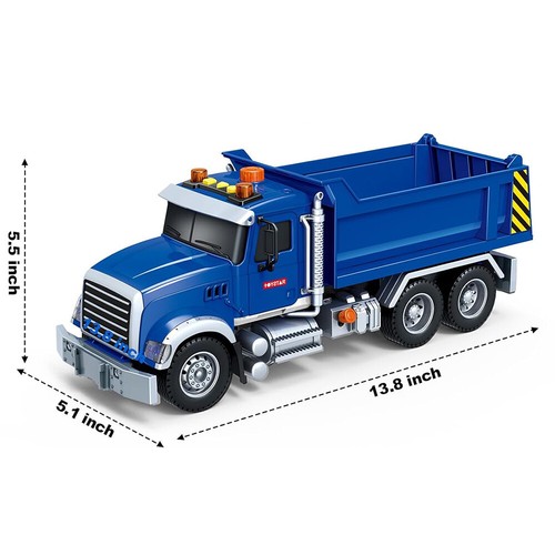 Mini Construction Vehicles Toy Series Digger Dump Truck Tractor Trailer UK Stock - Picture 5 of 8