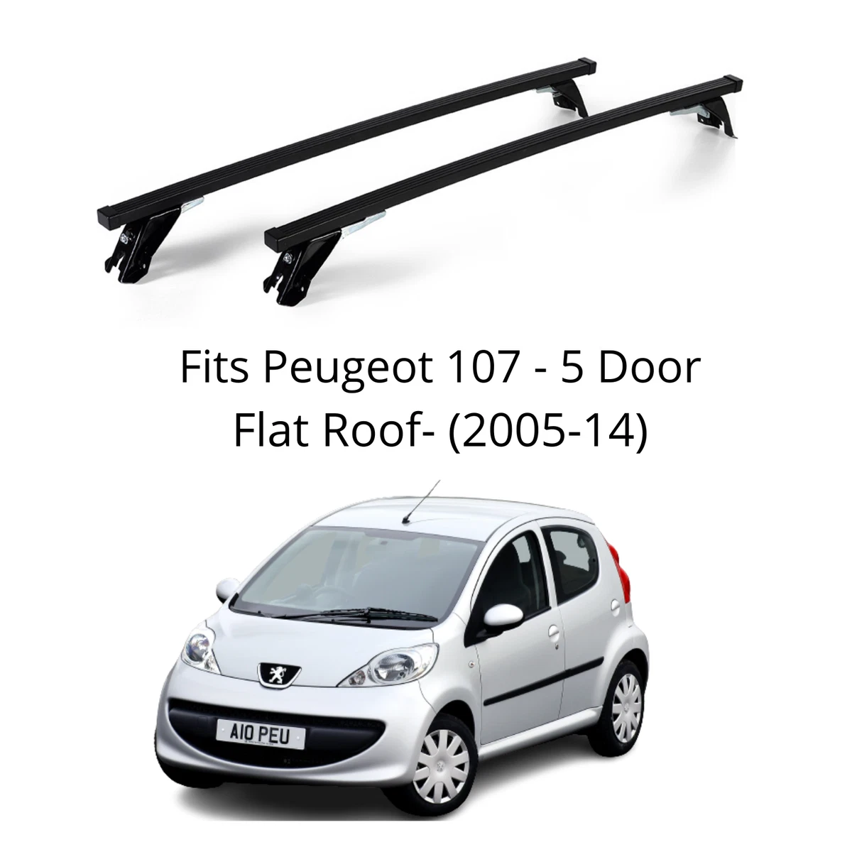 Peugeot 107 roof cheap bars 3 door