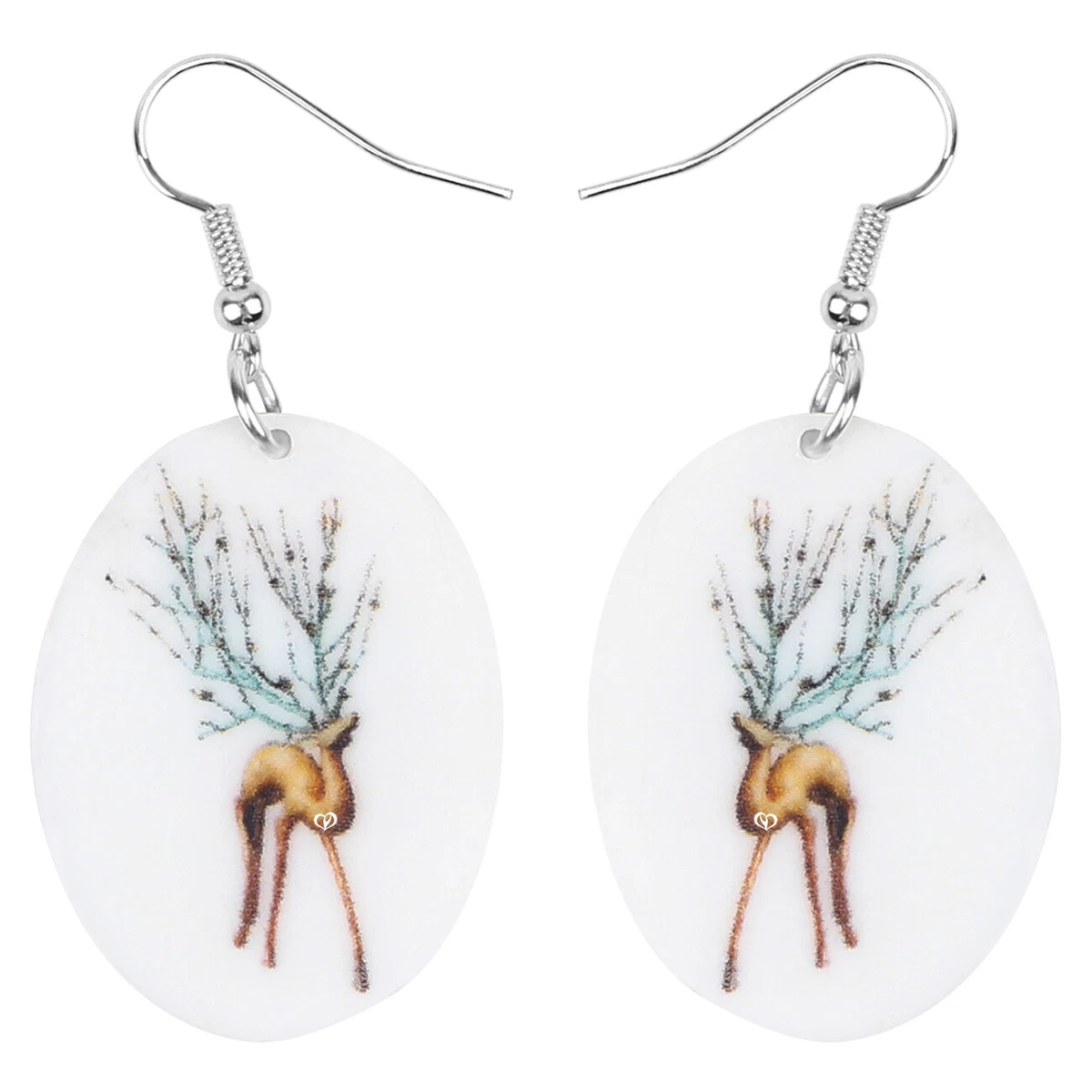 Deer horn earrings clearance