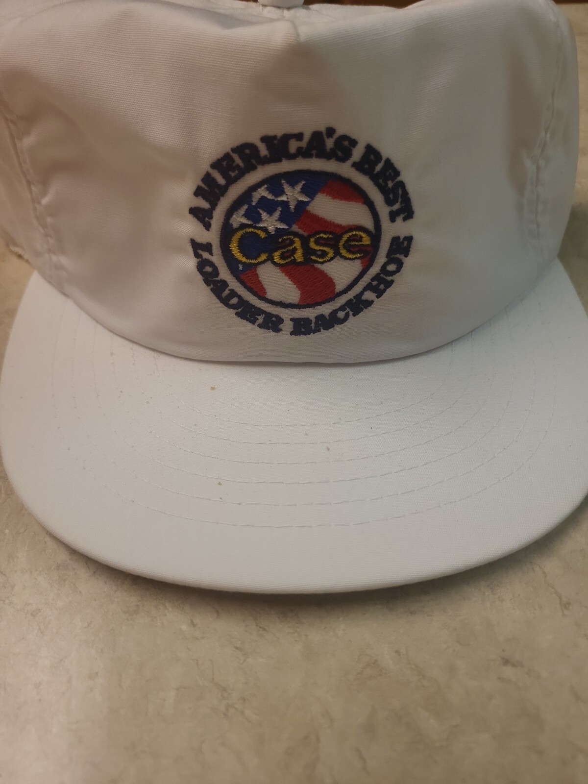 Vintage Case Loader Backhoe Snapback Trucker Farm… - image 1