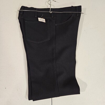 Men's Wrangler Wrancher Navy 82NV Dress Pants Boot Cut 31x32 NWT New | eBay