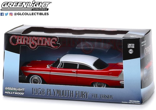 Greenlight 86575 - Christine - 1958 Plymouth Fury - Version Mal - 1/43 - Neuve