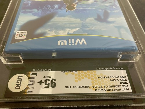 Zelda Breath of the Wild Nintendo Wii U RGS 95+ MINT IN DEUTSCH NO WATA VGA UKG - Picture 6 of 6