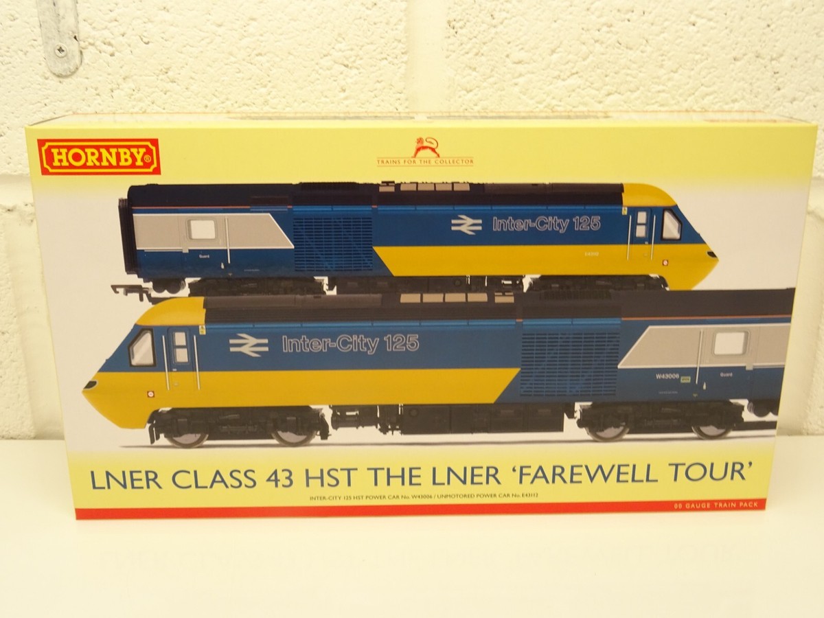 OO GAUGE HORNBY BR INTER-CITY 125 HST LNER FAREWELL TOUR SET