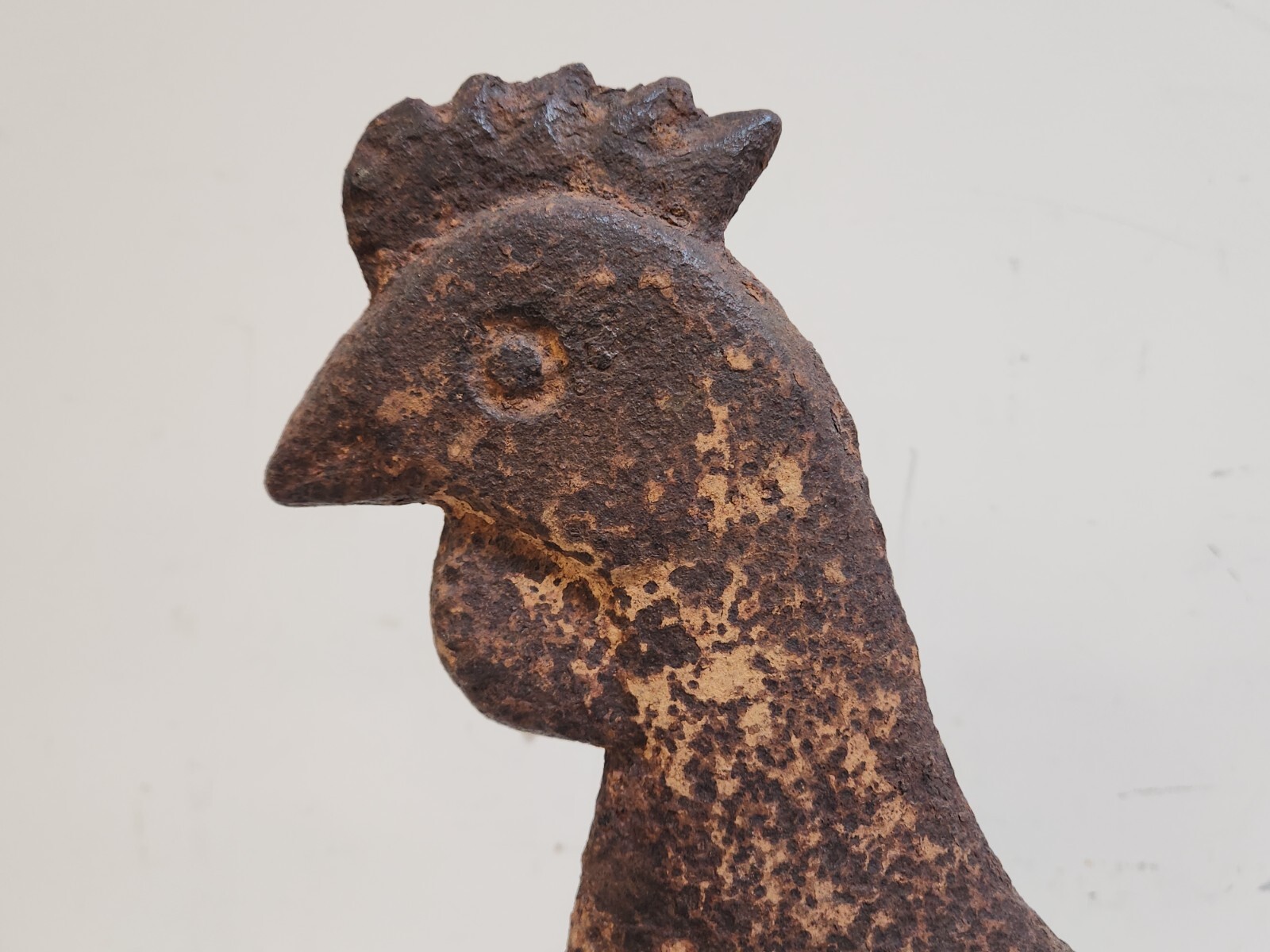 Antique Rare - Cast Iron Elgin Rooster Windmill Weight - 17 1/4