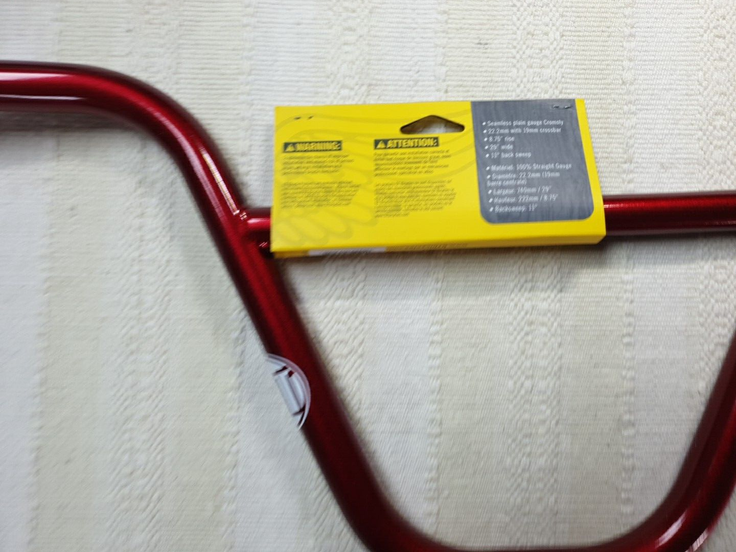 GT BMX Handlebars / Bars in Metalic Red New eBay