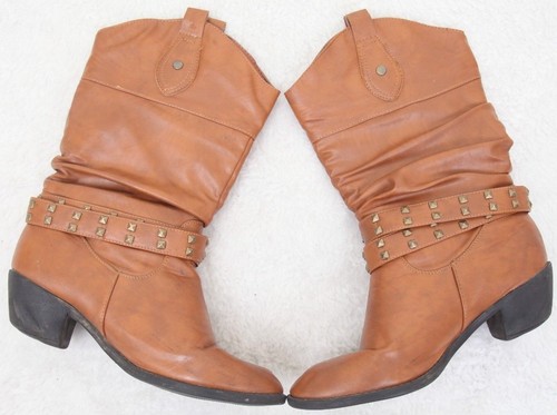 West Blvd Boots Brown 10 M Womens 