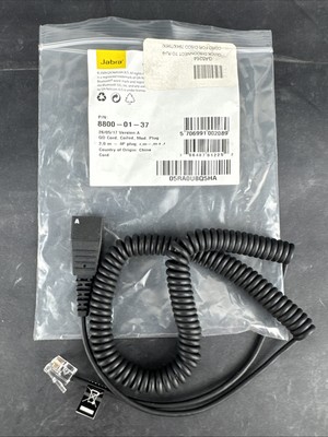 Jabra GN Netcom 8800-01-37 Direct Connect Headset Cord QD-RJ9 for Cisco Phone