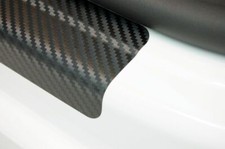 Einstiegsleisten für VW T6 Multivan Transporter Schutzfolie Carbon Schwarz 3D 16
