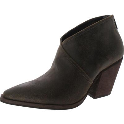Vince Camuto Womens Grishell Zipper Heels Ankle Booties Shoes BHFO 4654