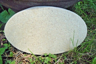 Oval plain plaque mold decorate yourself wall plak mould 9.75'' x 6'' x 3/4''