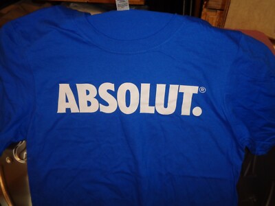 ABSOLUT VODKA T SHIRT MEDIUM - NEW COOL RARE