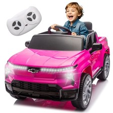 Licensed Chevrolet Silverado 24V Ride on Car with Remote 4 Wheels Truck for Kids