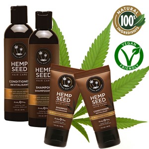 Earthly Body Hemp Seed Natural Hair Care Shampoo Conditioner