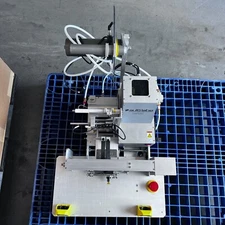 AUTO LABE 550 and 280 UL Semi-Automatic Round Small Bottle Sample Vial Labeler