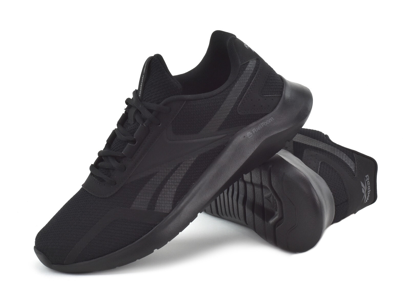 Reebok Energylux 2.0 Mens Trainers Black Q46235 Memory Foam Lightweight |  eBay