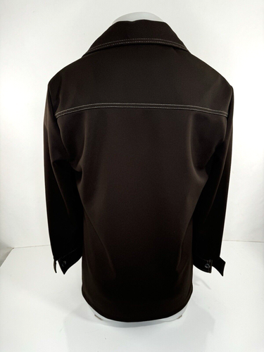 HAGGAR - Vintage Leisure Disco Mens 38 Shirt Jacket - EXECELLENT - Picture 2 of 3
