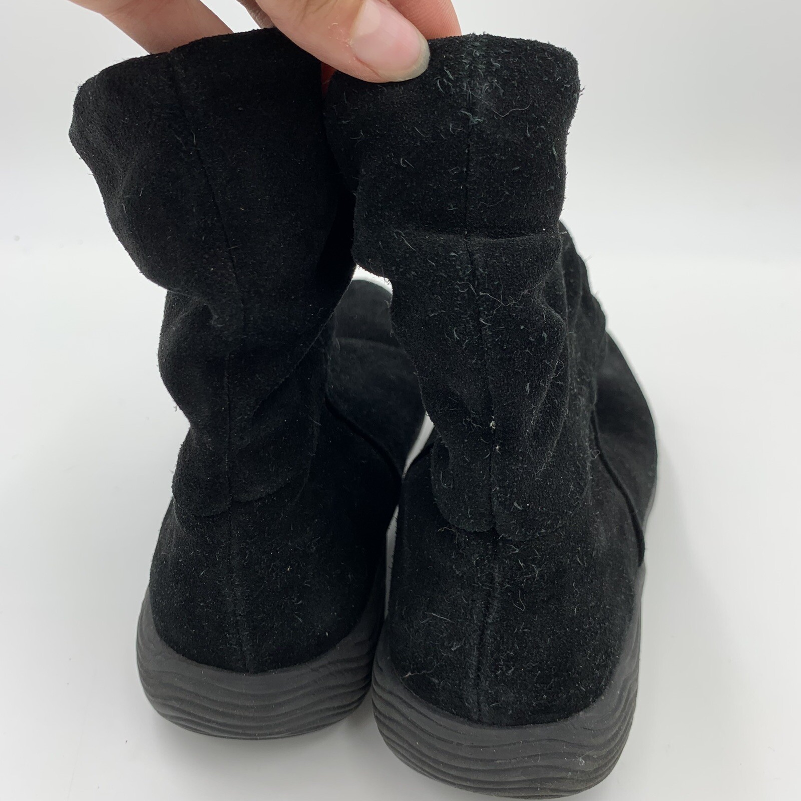 Baretraps Womens 7.5 Black Suede Ankle 