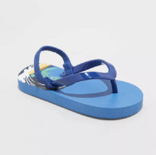 NEW Cat  Jack Kids' Boys Adrian Flip Flop Sandals Size Large 9/10 