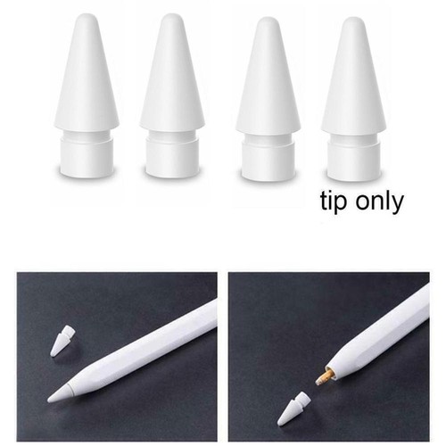 4 Pack Tips Replacement For Apple Pencil 1st Gen 2nd Z3I3 Pen D6Z9 For iPad H2O1 - Picture 2 of 12