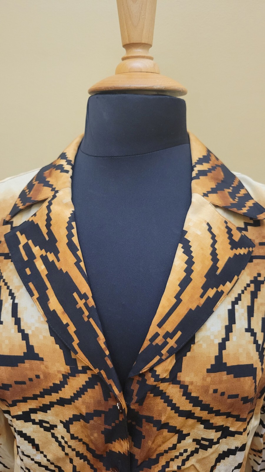 Escada Multi-Colored "Tiger" Blouse Size 40/US 8 - image 2