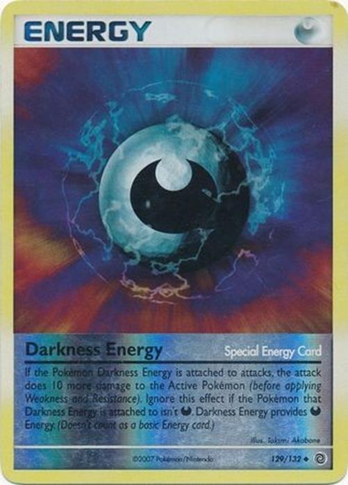 Darkness Energy (Special) - 129/132 - Pokemon Secret Wonders Reverse Holo NM