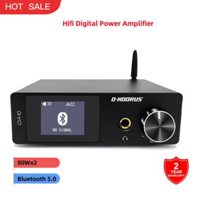 O-NOORUS DA10 80Wx2 Digital Power Amplifier   USB DAC Audio Decoder #A6-29
