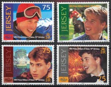 Jersey 2000 Prince William of Wales 18th Birthday set SG 954-957 MNH mint