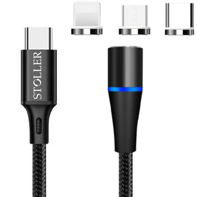 3in1 Schnell Ladekabel Datenkabel Micro-USB Typ-C iOS Phone Handy Samsung iPhone - Bild 3 von 4