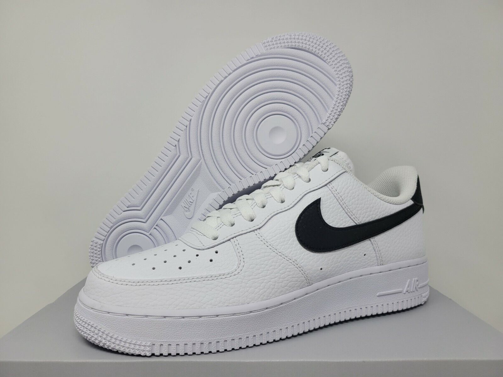Size 9 - Nike Air Force 1 '07 Low White Black for sale online | eBay