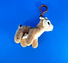 GENUINE Winkeez Jama the Llama Stuffed Animal Keychain Glittery Green Eyes