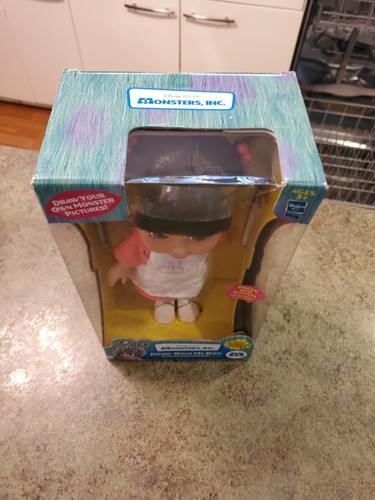 Vtg 2002 Hasbro Disney Pixar Monsters Inc Draw w Me BOO Doll Rare New UNTESTED - Picture 5 of 9