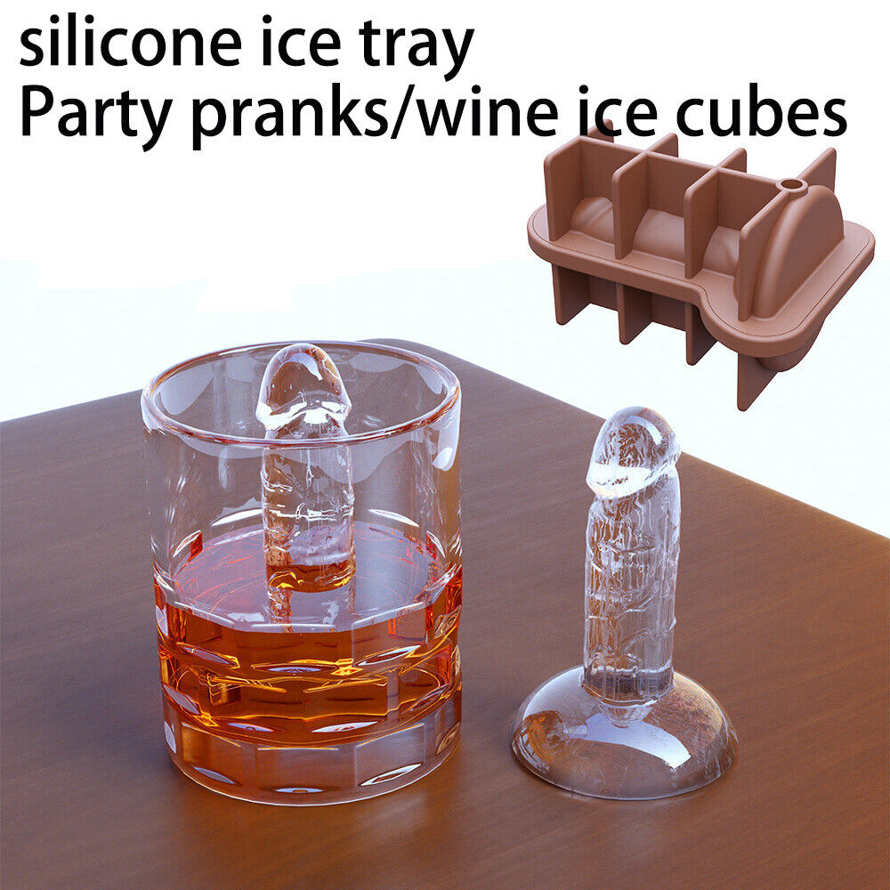 Ice Tray Cube Mold Wine Glass Decoration Ice Cube Mold Funny Ice