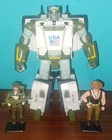 Transformers X G.I. JOE Crossover Kup with Sgt. Slaughter and Leatherneck