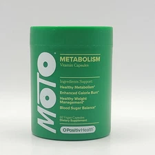 O Positiv MOTO Women's Metabolism, Curb Cravings  60 Capsules GENUINE USA SELLER