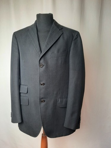 Etro, Etro Milano vintage wool cotton black striped pinstripe luxury opulent jacket vest