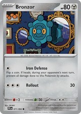Bronzor 71/94 Common | Phantasmal Flames | Pokemon Card