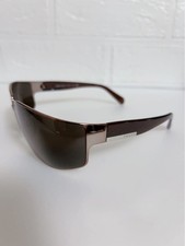 Prada Sunglasses Spr54f 7014 120 Brown Frame Lens Metal Logo Women Accessory
