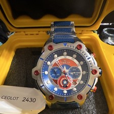 Invicta Bolt Marvel Captain America with stai...