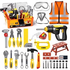 Kids Tool Set for Boys Electronic Toy Drill  Box  Toddler Tool Set STEM Pre...