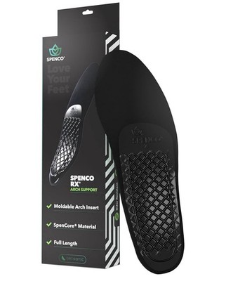 Spenco RX Full Length Orthotic Arch Support Shoe Insole Sz US/ W 5-6.5/M 4-5.5