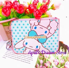 Cinnamoroll Upside Down ID Cardholder Coin Purse Keychain Wallet