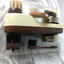 VINTAGE ELECTRIC SHOE SHINE KIT-AS IS-PARTS/REPAIR
