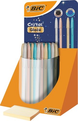 BIC Kugelschreiber Cristal Glacé 40er Display