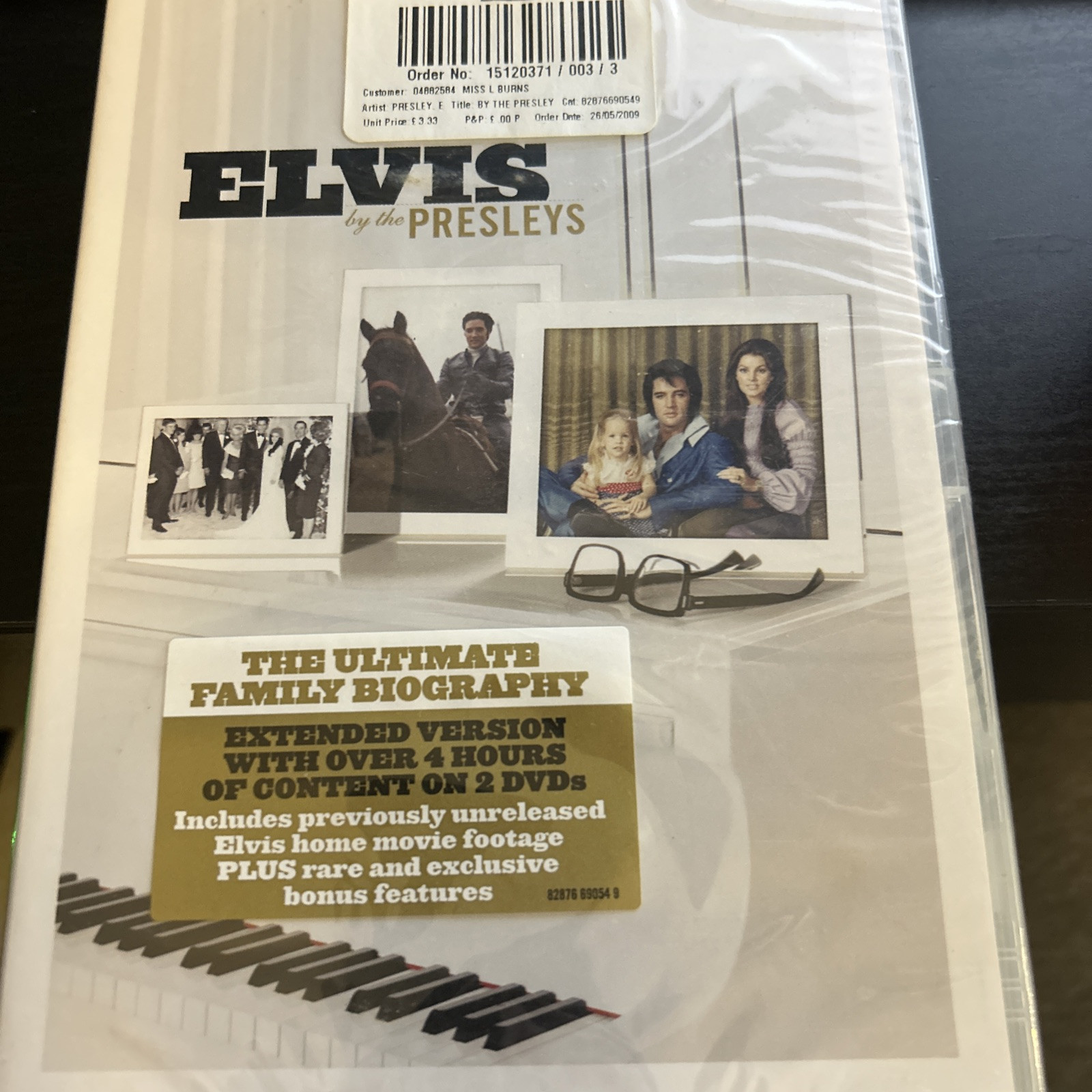 Elvis By The Presleys (DVD, 2005) New Elvis Presley